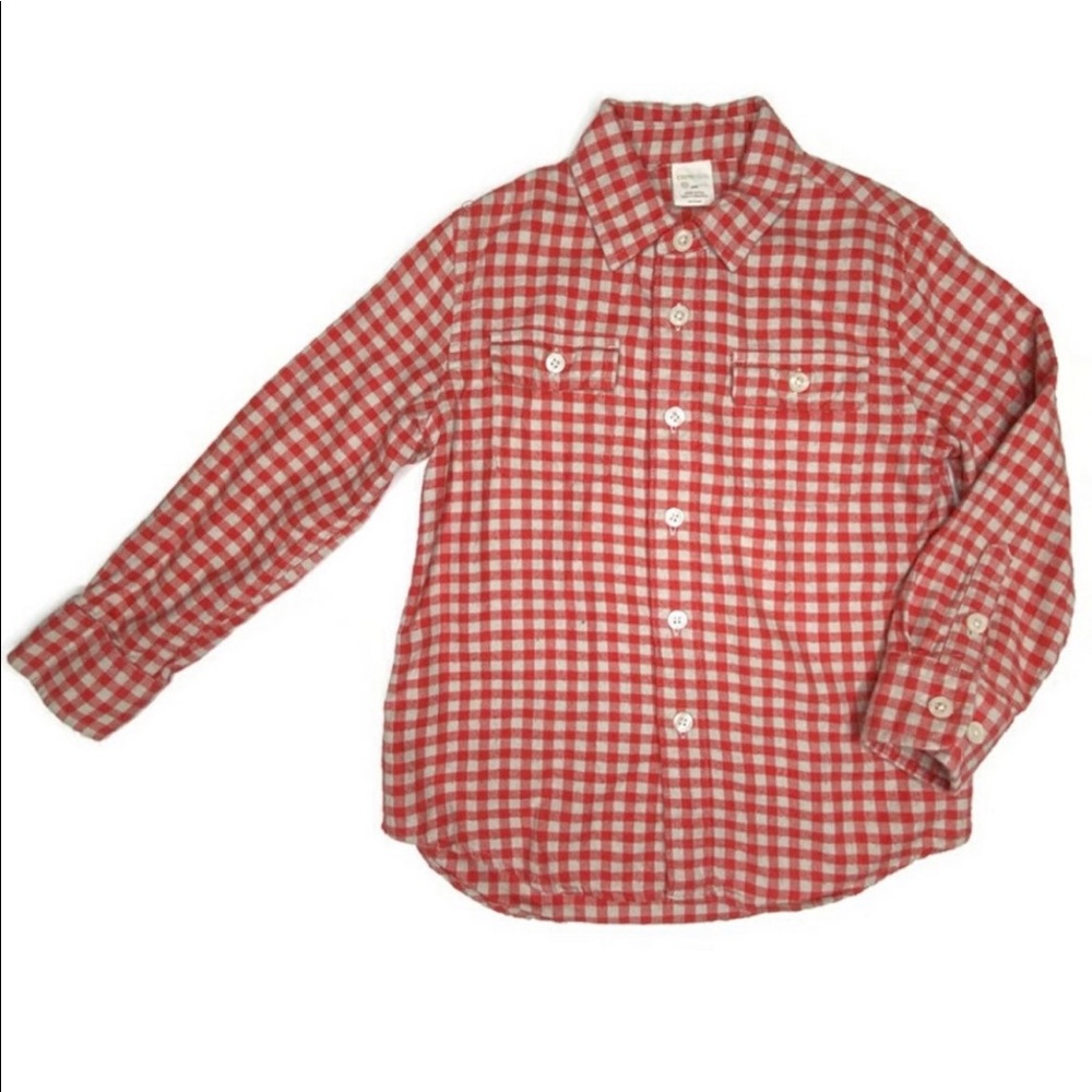 Crewcuts Flannel Button Up Shirt‎